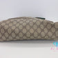 グッチ GUCCI トートバッグ シェリーライン 3902003 GG スプリーム PVC レザー ロゴ キャンバス レザー ベージュ 【中古】【送料無料】 bk10068