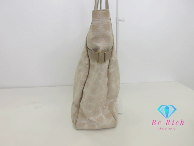 シャネル CHANEL ニュー トラベルライン トート GM A15825 ベージュ ココマーク CC ロゴ ショルダーバッグ 肩掛け 鞄 【中古】【送料無料】bk10069