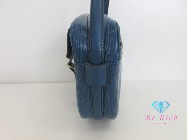 ルイ ヴィトン LOUIS VUITTON ショルダーバッグ エピ ジュヌフィーユ  M52155 トレドブルー 青 レザー ポシェット 斜め掛け 鞄  【中古】【送料無料】 bk10078
