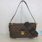 美品 ルイ ヴィトン LOUIS VUITTON ダミエ エベヌ ラヴェッロ N60006 PVC レザー LV ロゴ 2way ハンドバッグ ショルダーバッグ ポシェット 鞄 【中古】【送料無料】 bk10083