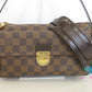 美品 ルイ ヴィトン LOUIS VUITTON ダミエ エベヌ ラヴェッロ N60006 PVC レザー LV ロゴ 2way ハンドバッグ ショルダーバッグ ポシェット 鞄 【中古】【送料無料】 bk10083