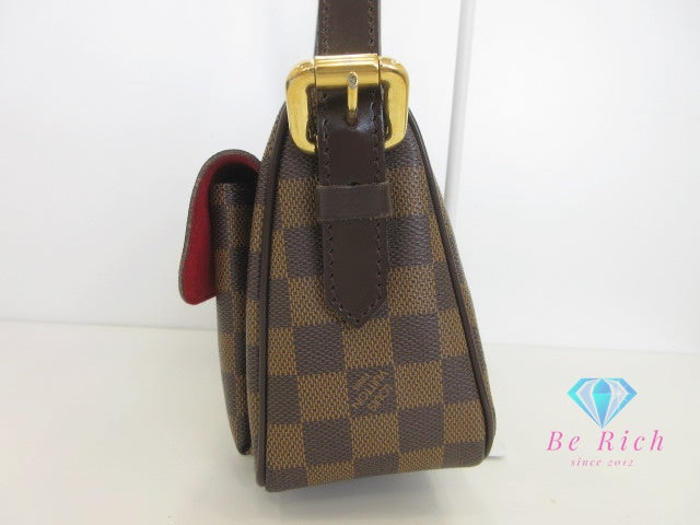 美品 ルイ ヴィトン LOUIS VUITTON ダミエ エベヌ ラヴェッロ N60006 PVC レザー LV ロゴ 2way ハンドバッグ ショルダーバッグ ポシェット 鞄 【中古】【送料無料】 bk10083