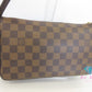 美品 ルイ ヴィトン LOUIS VUITTON ダミエ エベヌ ラヴェッロ N60006 PVC レザー LV ロゴ 2way ハンドバッグ ショルダーバッグ ポシェット 鞄 【中古】【送料無料】 bk10083