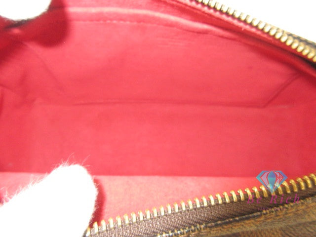美品 ルイ ヴィトン LOUIS VUITTON ダミエ エベヌ ラヴェッロ N60006 PVC レザー LV ロゴ 2way ハンドバッグ ショルダーバッグ ポシェット 鞄 【中古】【送料無料】 bk10083
