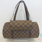 ルイ ヴィトン LOUIS VUITTON ダミエ パピヨン 30 ハンドバッグ N51303 モノグラム LV ロゴ ポーチ 付 筒型 丸型 鞄 【中古】【送料無料】bk10088