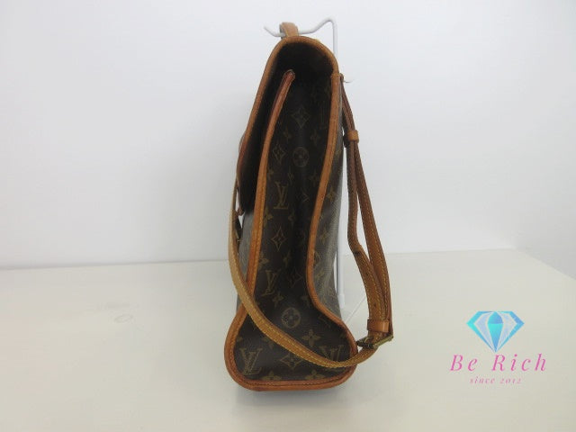 ルイ ヴィトン LOUIS VUITTON 2way ハンドバッグ ショルダーバッグ ビジネスバッグ モノグラム ビバリー M51121 ブラウン 茶 PVC レザー ロゴ ブリーフケース 手提げ 肩掛け 斜め掛け バッグ 鞄 メンズ レディース【中古】【送料無料】bk10094
