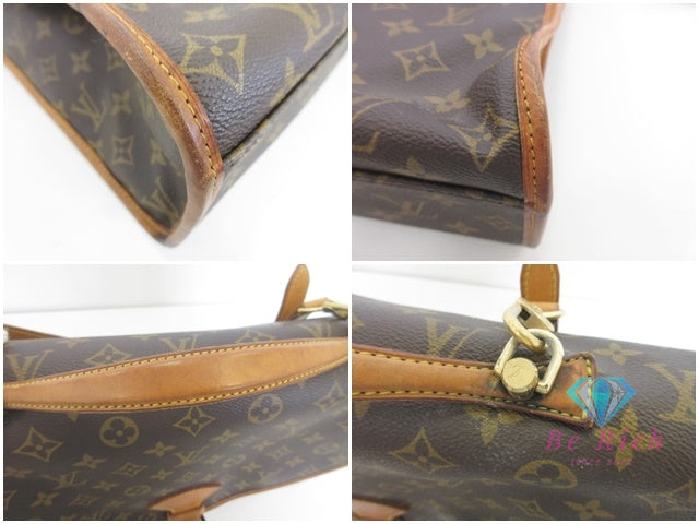 ルイ ヴィトン LOUIS VUITTON 2way ハンドバッグ ショルダーバッグ ビジネスバッグ モノグラム ビバリー M51121 ブラウン 茶 PVC レザー ロゴ ブリーフケース 手提げ 肩掛け 斜め掛け バッグ 鞄 メンズ レディース【中古】【送料無料】bk10094
