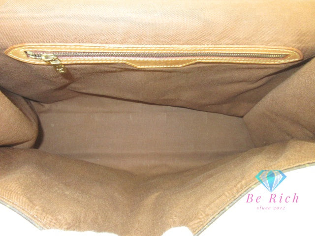 ルイ ヴィトン LOUIS VUITTON 2way ハンドバッグ ショルダーバッグ ビジネスバッグ モノグラム ビバリー M51121 ブラウン 茶 PVC レザー ロゴ ブリーフケース 手提げ 肩掛け 斜め掛け バッグ 鞄 メンズ レディース【中古】【送料無料】bk10094