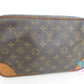 ルイ ヴィトン LOUIS VUITTON クラッチバッグ モノグラム コンピエーニュ M51845 茶 ブラウン PVC レザー LV ロゴ セカンドバッグ ハンドバッグ ポーチ 鞄 メンズ 【中古】【送料無料】bk10095