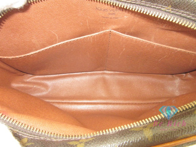 ルイ ヴィトン LOUIS VUITTON クラッチバッグ モノグラム コンピエーニュ M51845 茶 ブラウン PVC レザー LV ロゴ セカンドバッグ ハンドバッグ ポーチ 鞄 メンズ 【中古】【送料無料】bk10095