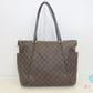ルイ ヴィトン LOUIS VUITTON トートバッグ ダミエ エベヌ トータリー MM N41281 茶 ブラウン PVC レザー ショルダーバッグ ハンドバッグ  【中古】【送料無料】 bk10106