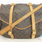 ルイ ヴィトン LOUIS VUITTON ショルダーバッグ モノグラム ソミュール 43 M42252 ブラウン 茶 ダブルフラップ 肩掛け 斜め掛け【中古】【送料無料】bk10111