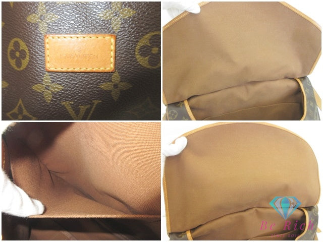 ルイ ヴィトン LOUIS VUITTON ショルダーバッグ モノグラム ソミュール 43 M42252 ブラウン 茶 ダブルフラップ 肩掛け 斜め掛け【中古】【送料無料】bk10111