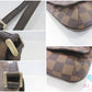 ルイ ヴィトン LOUIS VUITTON ダミエ ミュゼット タンゴ ロング ショルダーバッグ N51301 ブラウン 茶 エベヌ PVC レザー LV ロゴ ポシェット クロスボディ 斜め掛け 鞄 【中古】【送料無料】 bk10113