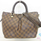 ルイ ヴィトン LOUIS VUITTON ダミエ シエナ PM ハンドバッグ N41545 ダミエ エベヌ ブラウン LV ロゴ ショルダーバッグ 手提げ 肩掛け 鞄 【中古】【送料無料】bk10114