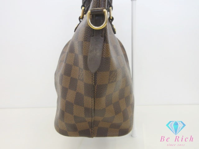 ルイ ヴィトン LOUIS VUITTON ダミエ シエナ PM ハンドバッグ N41545 ダミエ エベヌ ブラウン LV ロゴ ショルダーバッグ 手提げ 肩掛け 鞄 【中古】【送料無料】bk10114