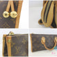 ルイ ヴィトン LOUIS VUITTON モノグラム ポパンクール M40009 茶 ブラウン LV ロゴ ハンドバッグ 手提げ 鞄 【中古】【送料無料】 bk10115