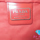 プラダ PRADA トートバッグ ハンドバッグ B7790 ロッソ 赤 レッド ナイロン ポコノ 三角 プレート ロゴ 肩掛け バッグ 鞄 メンズ レディース 【中古】【送料無料】 bk10118