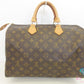ルイ ヴィトン LOUIS VUITTON モノグラム スピーディ 30 M41526 LV ロゴ PVC レザー 茶 ブラウン ハンドバッグ 手提げ ミニ ボストン【中古】【送料無料】bk10123