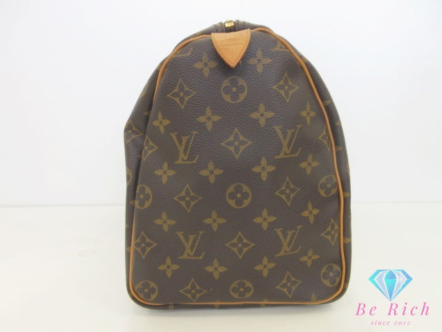 ルイ ヴィトン LOUIS VUITTON モノグラム スピーディ 30 M41526 LV ロゴ PVC レザー 茶 ブラウン ハンドバッグ 手提げ ミニ ボストン【中古】【送料無料】bk10123