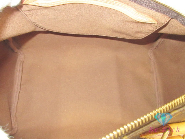 ルイ ヴィトン LOUIS VUITTON モノグラム スピーディ 30 M41526 LV ロゴ PVC レザー 茶 ブラウン ハンドバッグ 手提げ ミニ ボストン【中古】【送料無料】bk10123