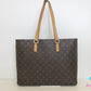 ルイ ヴィトン LOUIS VUITTON トートバッグ モノグラム ルコ M51155 茶 ブラウン PVC レザー LV ロゴ ハンドバッグ ショルダーバッグ 肩掛け 鞄 【中古】【送料無料】 bk10130