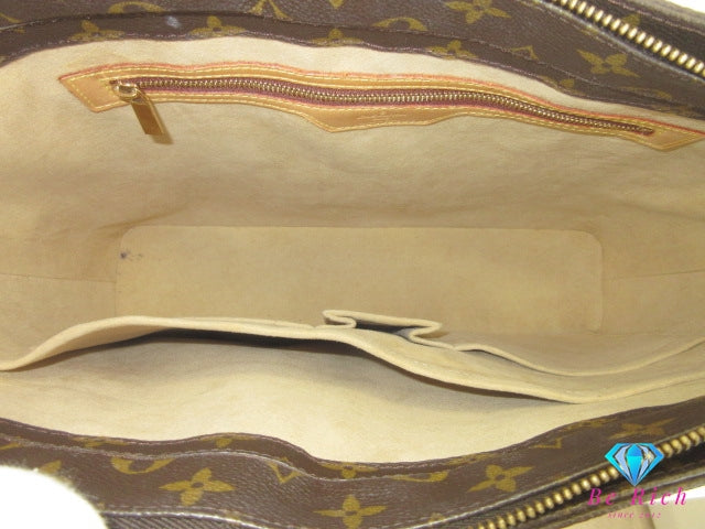 ルイ ヴィトン LOUIS VUITTON トートバッグ モノグラム ルコ M51155 茶 ブラウン PVC レザー LV ロゴ ハンドバッグ ショルダーバッグ 肩掛け 鞄 【中古】【送料無料】 bk10130