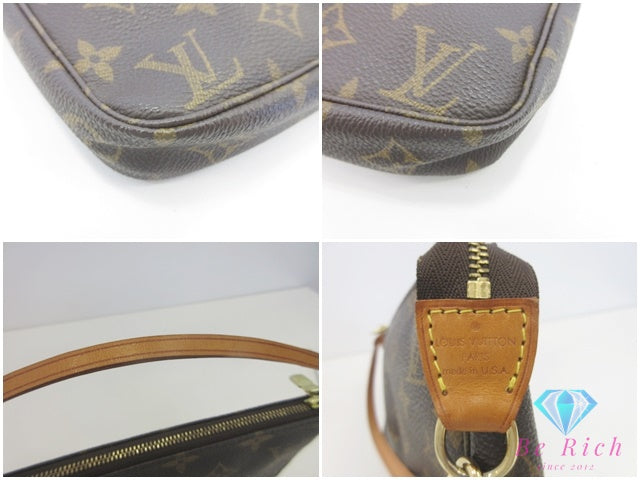 ルイ ヴィトン LOUIS VUITTON  モノグラム ポシェット アクセソワール M51980 LV ロゴ ハンドバッグ アクセサリー ポーチ 2way ショルダーバッグ 鞄 【中古】【送料無料】bk10131