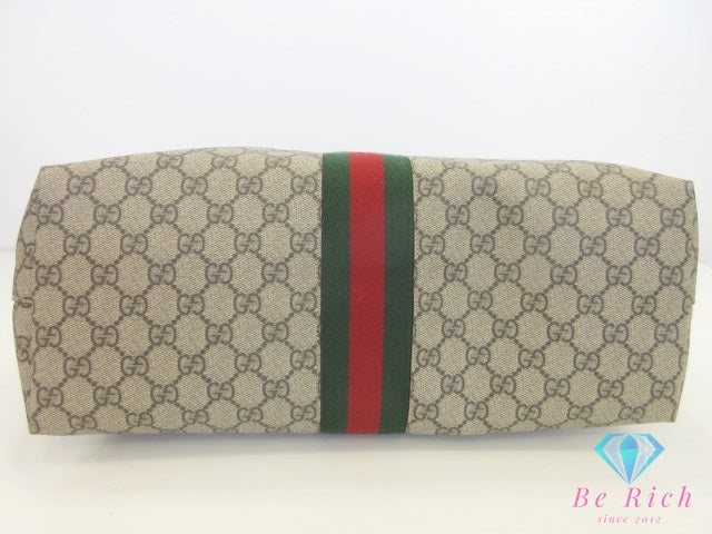 グッチ GUCCI オフィディア GG ラージ トートバッグ 631685 アイボリー GGスプリーム ベージュ アイボリー ロゴ ハンドバッグ 肩掛け 鞄 【中古】【送料無料】 bk10132