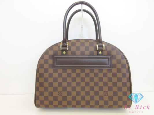 ルイ ヴィトン LOUIS VUITTON ハンドバッグ ダミエ ノリータ N41455 エベヌ LV ロゴ ショルダーバッグ 半円 半月 ドーム型 手提げ 肩掛け 鞄 【中古】【送料無料】 bk10141