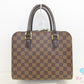 ルイ ヴィトン LOUIS VUITTON ハンドバッグ ダミエ トリアナ N51155 エベヌ ブラウン 茶 PVC レザー ショルダーバッグ 鞄 【中古】【送料無料】 bk10145