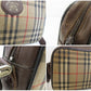 バーバリー BURBERRY ショルダーバッグ ノバ チェック ブラウン ベージュ PVC レザー ロゴ 斜め掛け 方掛け 鞄 Burberrys 【中古】【送料無料】 bk10154