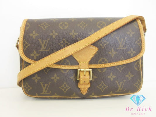 ルイ ヴィトン LOUIS VUITTON ショルダーバッグ モノグラム ソローニュ M42250 LV  ロゴ 茶 ブラウン 肩掛け 斜め掛け 鞄 【中古】【送料無料】bk10155