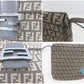 フェンディ FENDI ショルダーバッグ 8BT075 ズッキーノ ブラウン 茶 キャンバス ポシェット 肩掛け 斜め掛け 鞄 ズッカ 【中古】【送料無料】 bk10156