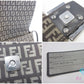 フェンディ FENDI ショルダーバッグ 8BT075 ズッキーノ ブラウン 茶 キャンバス ポシェット 肩掛け 斜め掛け 鞄 ズッカ 【中古】【送料無料】 bk10156