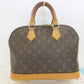 ルイ ヴィトン LOUIS VUITTON ハンドバッグ モノグラム アルマ M51130 茶 ブラウン PVC レザー LV ロゴ ショルダーバッグ 手提げ 鞄 【中古】【送料無料】bk10165