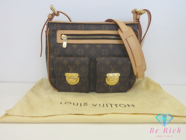 ルイ ヴィトン LOUIS VUITTON ショルダーバッグ ハドソン GM M40045 モノグラム 茶 ブラウン PVC レザー 肩掛け 斜め掛け バッグ 鞄 メンズ レディース 【中古】【送料無料】 bk10171