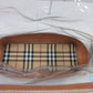 バーバリー BURBERRY ノバチェック クリア トートバッグ ハンドバッグ ポーチ 付 ブラウン 茶 マルチカラー ノバ チェック ビニール PVC レザー ロゴ 鞄 【中古】【送料無料】 bk10172