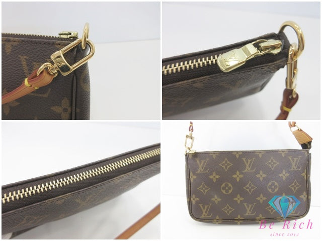 ルイ ヴィトン LOUIS VUITTON  モノグラム ポシェット アクセソワール M51980 LV ロゴ ハンドバッグ アクセサリー ポーチ 2way ショルダーバッグ 鞄 【中古】【送料無料】bk10175