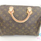 美品 ルイ ヴィトン LOUIS VUITTON モノグラム スピーディ 30 M41526 LV ロゴ PVC レザー 茶 ブラウン ハンドバッグ 手提げ ミニ ボストン【中古】【送料無料】bk10176