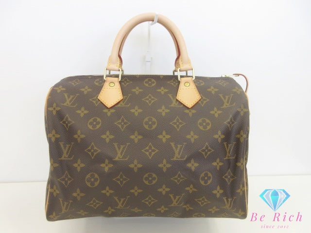 美品 ルイ ヴィトン LOUIS VUITTON モノグラム スピーディ 30 M41526 LV ロゴ PVC レザー 茶 ブラウン ハンドバッグ 手提げ ミニ ボストン【中古】【送料無料】bk10176