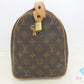 美品 ルイ ヴィトン LOUIS VUITTON モノグラム スピーディ 30 M41526 LV ロゴ PVC レザー 茶 ブラウン ハンドバッグ 手提げ ミニ ボストン【中古】【送料無料】bk10176