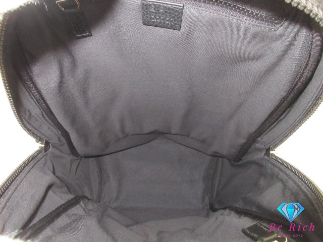 グッチ GUCCI リュック バックパック 449181 GG ナイロン レザー 黒