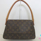 ルイ ヴィトン LOUIS VUITTON ハンドバッグ モノグラム ミニ ルーピング M51147 ブラウン 茶 PVC レザー ロゴ ショルダーバッグ 肩掛け バッグ 鞄 レディース 【中古】【送料無料】 bk10178
