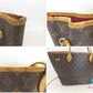 ルイ ヴィトン LOUIS VUITTON トートバッグ ショルダーバッグ モノグラム ネヴァーフル MM M40996 ブラウン 茶 フューシャ ピンク ポーチなし LV ロゴ ハンドバッグ 鞄 【中古】【送料無料】 bk10183