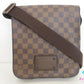ルイ ヴィトン LOUIS VUITTON ショルダーバッグ ダミエ ブルックリン PM N51210 エベヌ 茶 LV ロゴ ポシェット メッセンジャーバッグ クロスボディ 鞄 【中古】【送料無料】 bk10184