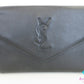 イヴサンローラン YVES SAINT LAURENT クラッチバッグ セカンドバッグ ポーチ ブラック 黒 レザー YSL ロゴ ハンドバッグ 手持ち 鞄 【中古】【送料無料】 bk10189