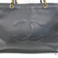 シャネル CHANEL チェーン トートバッグ ショルダーバッグ 黒 ブラック ラムスキン レザー CC デカ ココ マーク ハンドバッグ 肩掛け 鞄  【中古】【送料無料】 bk10198