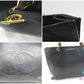 シャネル CHANEL チェーン トートバッグ ショルダーバッグ 黒 ブラック ラムスキン レザー CC デカ ココ マーク ハンドバッグ 肩掛け 鞄  【中古】【送料無料】 bk10198