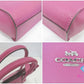 コーチ COACH 2way ハンドバッグ ショルダーバッグ F30555 ピンク レザー 肩掛け 斜め掛け 鞄 【中古】【送料無料】 bk10205